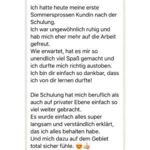 Erfahrung Empfehlung Sommersprossen stechen lernen Hannah Junker Expertin Fake Freckles