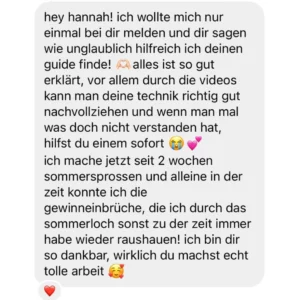 Erfahrung Empfehlung unechte Sommersprossen stechen lernen Hannah Junker Expertin Kurs Fake Freckles